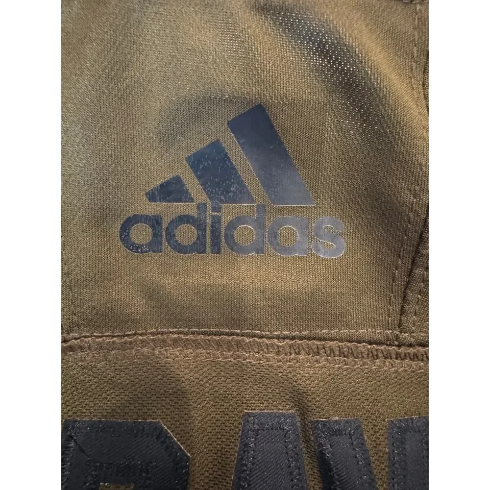 Edmonton Oilers Adidas Military Appreciation Custom Jersey L XL #97 Mcdavid